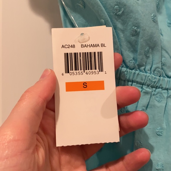 NWT Blue Summer Blouse - Picture 3 of 3